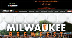 Desktop Screenshot of milwaukeebrewfest.com